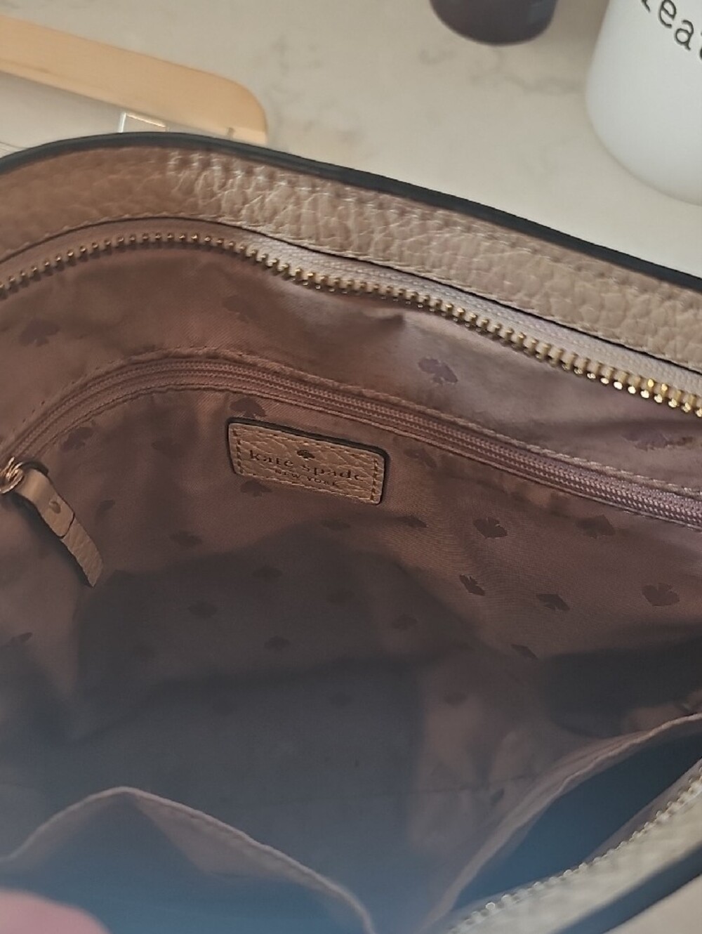 kate spade Beige and Black Two-Tone Crossbody Bag - Picture 5 of 7